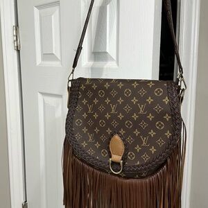 Brown Boutique Fringe Shoulder Bag